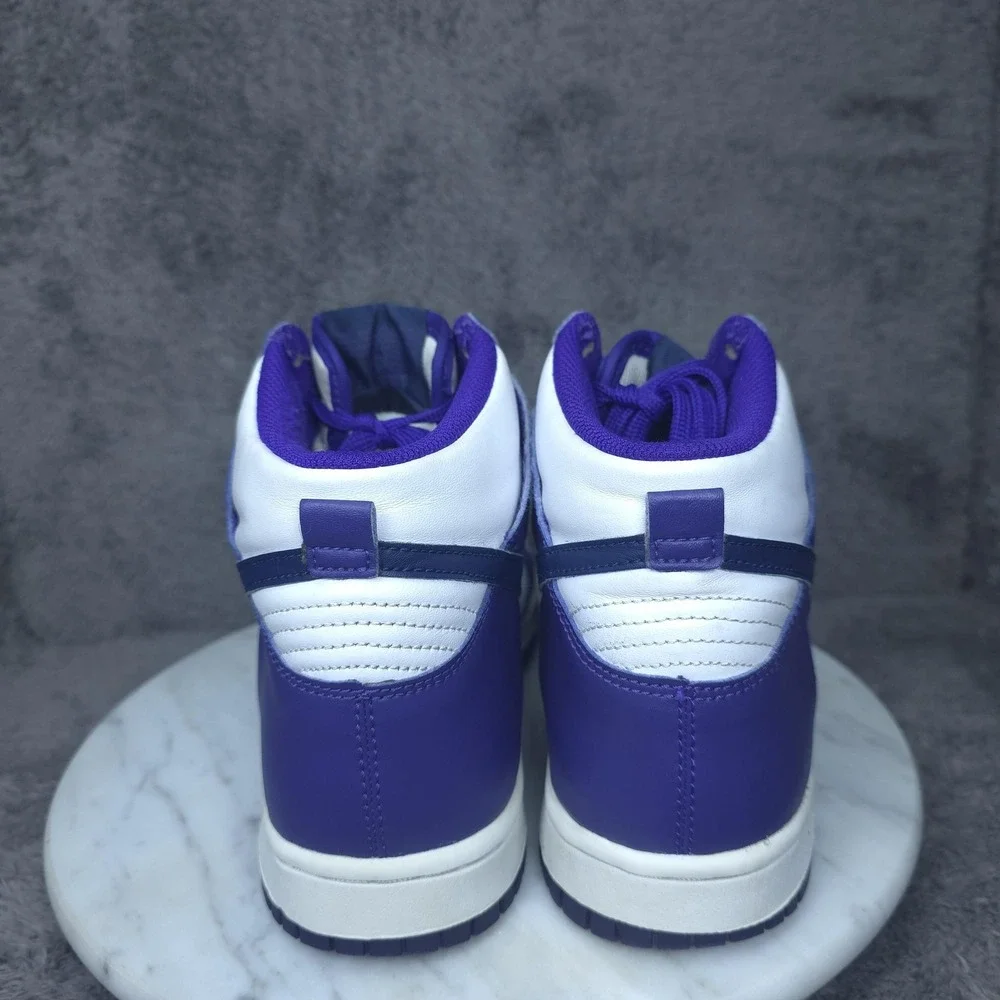 Nike Dunk High Shoes Youth Size 7Y Purple White Basketball Sneakers DH9751-100